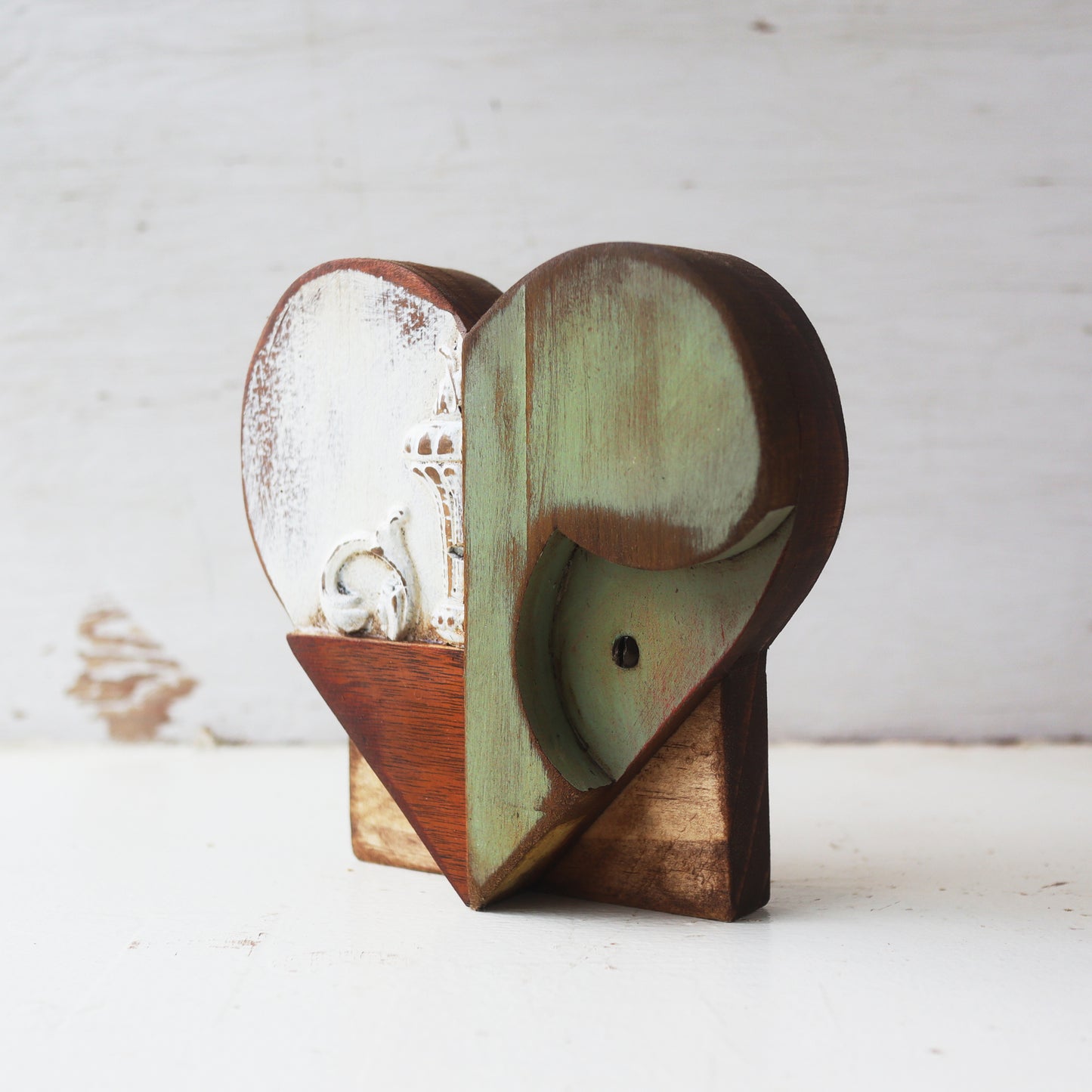 Reclaimed Wooden Heart Emojis
