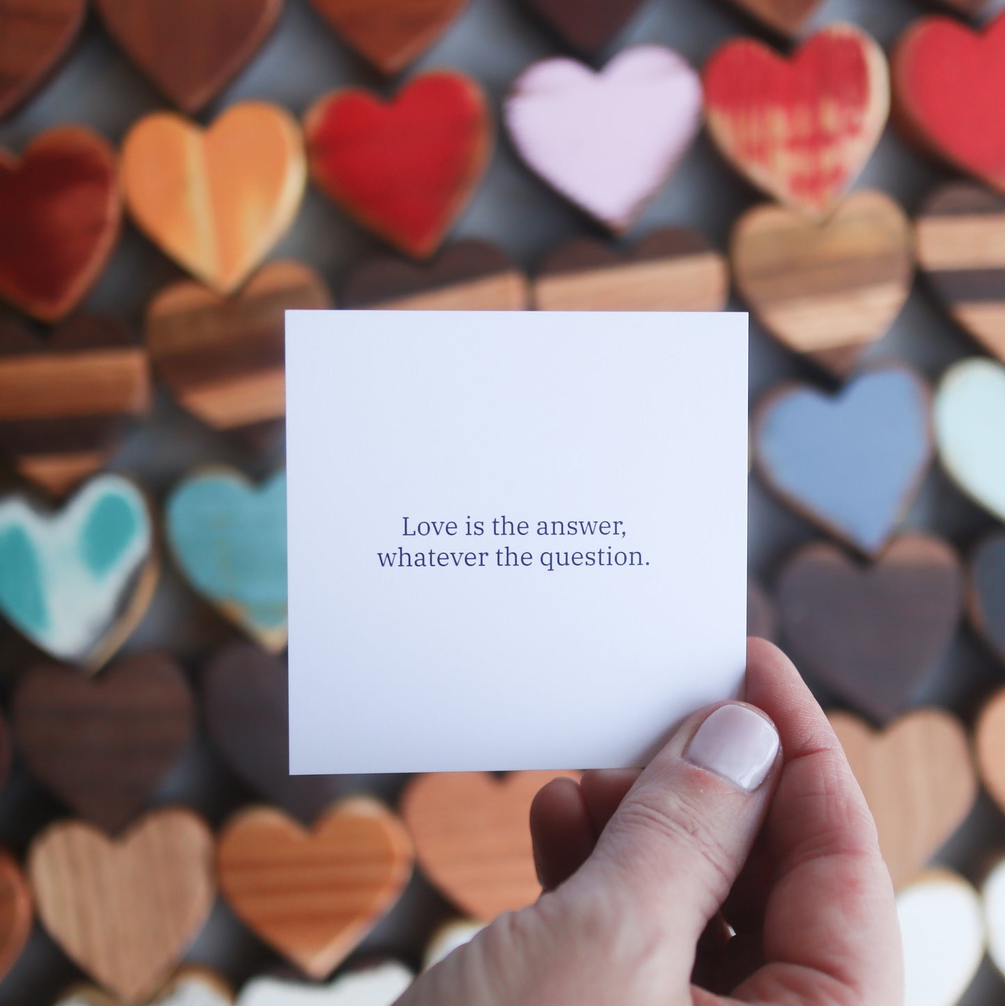 Load image into Gallery viewer, Love is the answer quote
