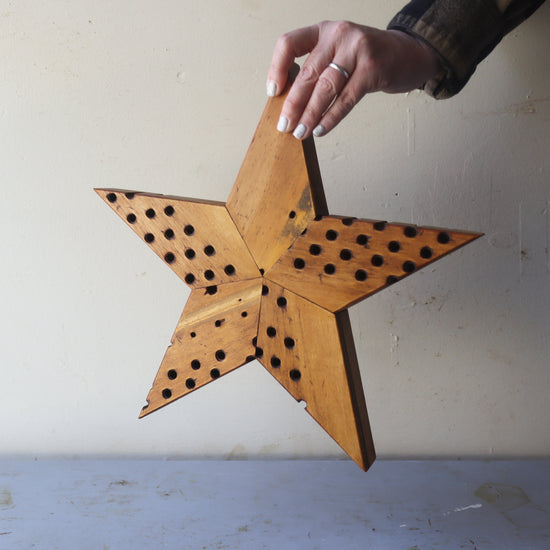 Handmade fourteen inch wide star