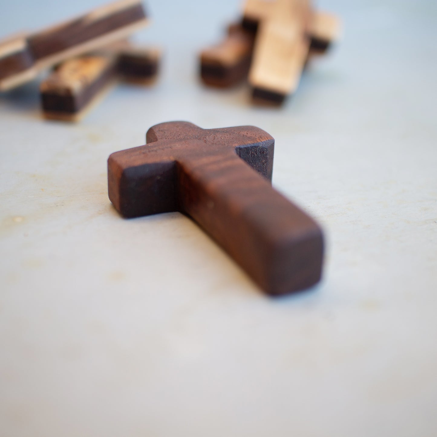 Handmade Wooden Pocket Crosses – Dennehey Design Co.