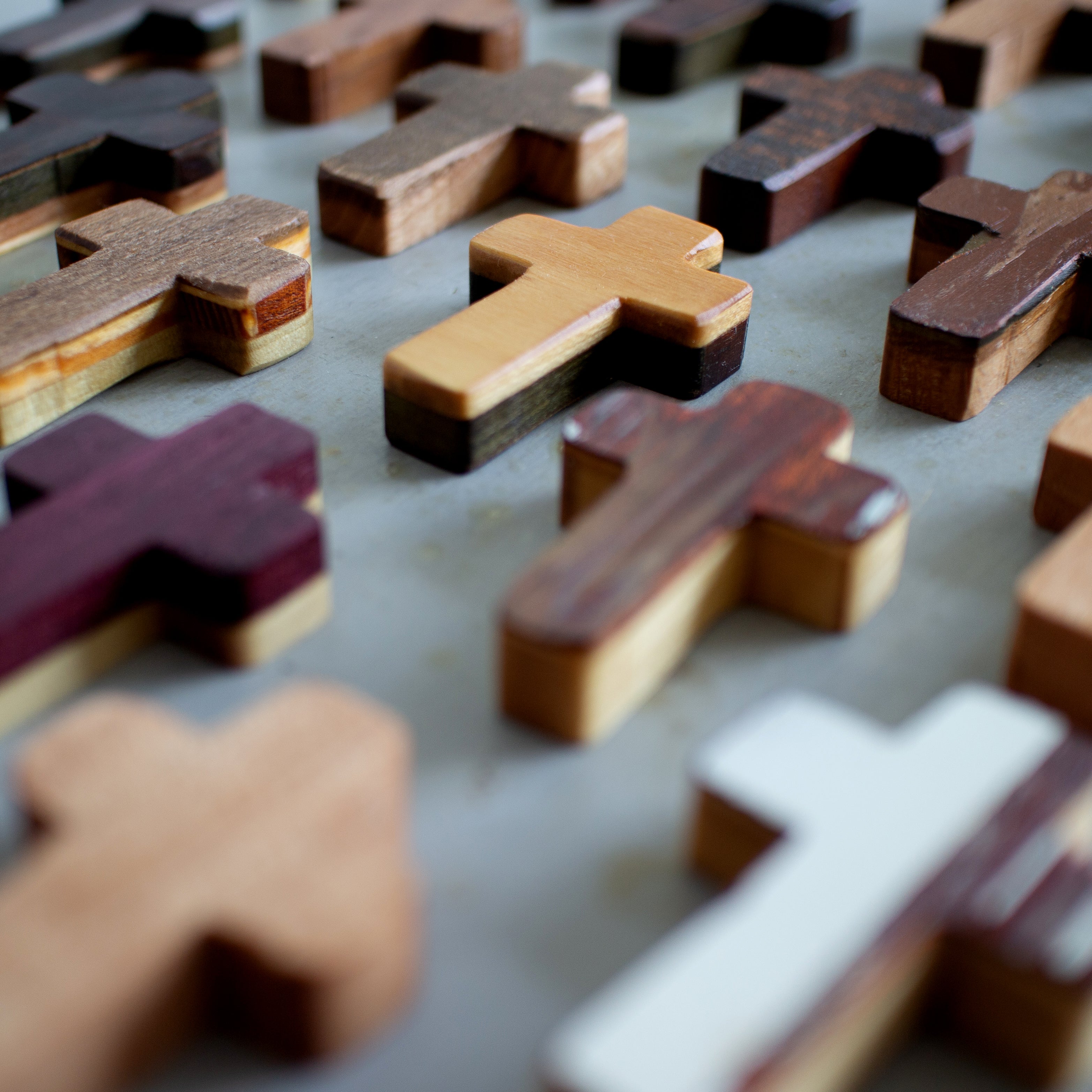 Handmade Wooden Pocket Crosses – Dennehey Design Co.