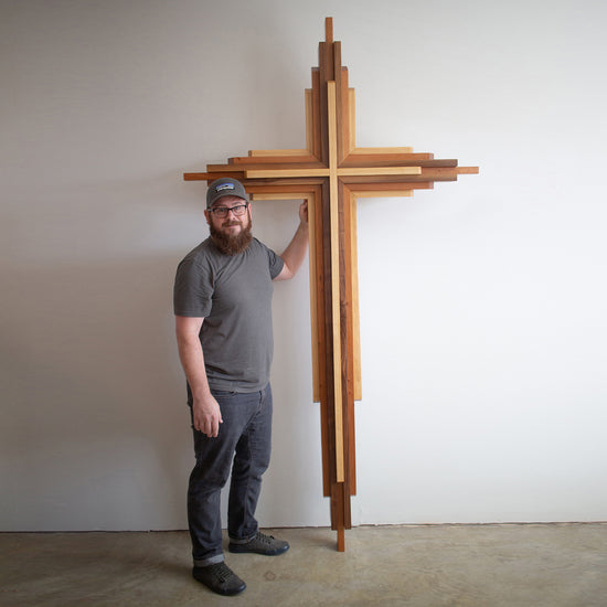 Load image into Gallery viewer, Eight Foot Tall Cross
