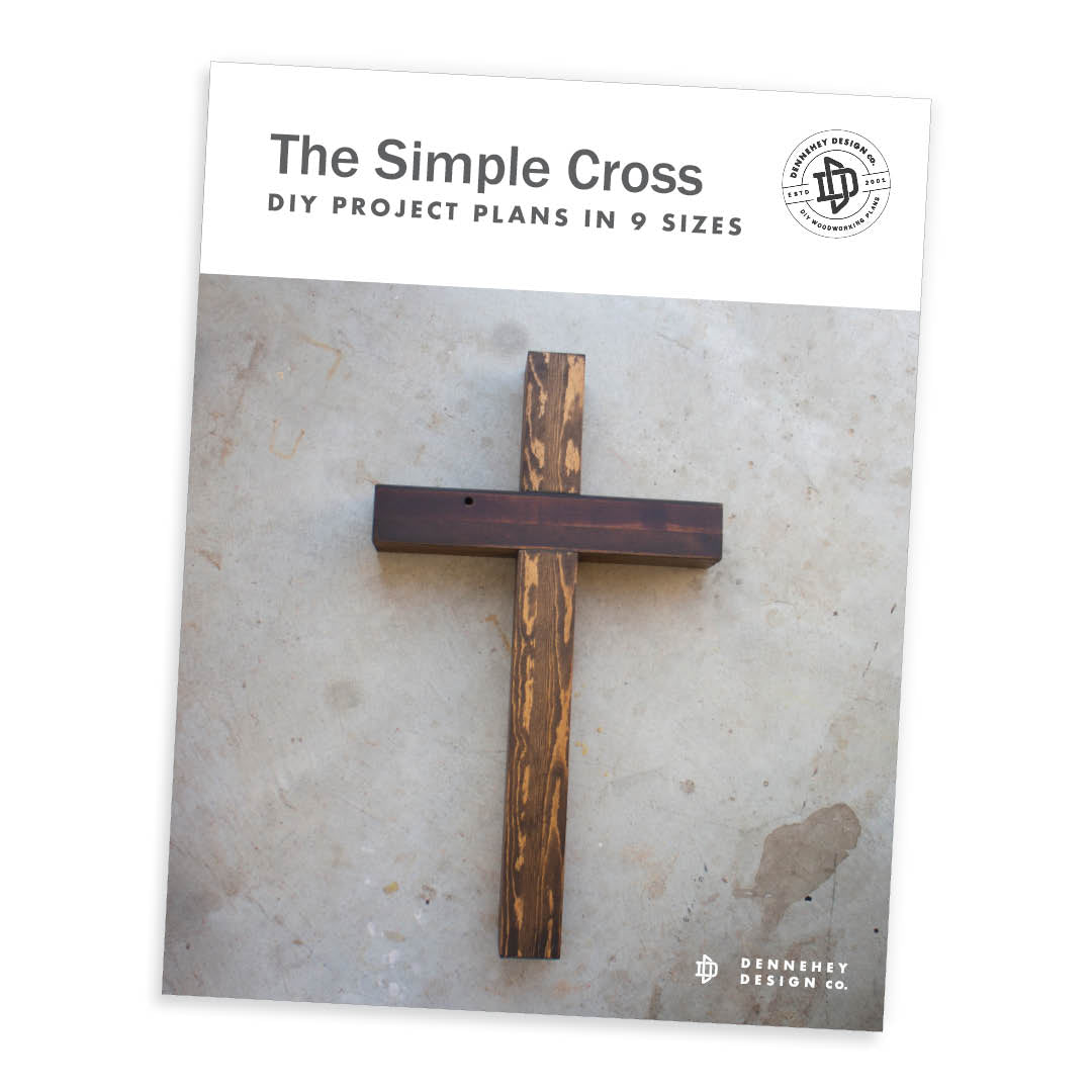 Simple Woodworking Cross Project