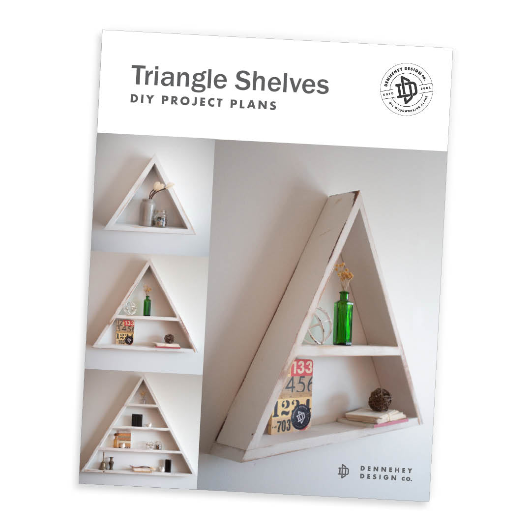 Triangle Shelf DIY Project Plans With Video