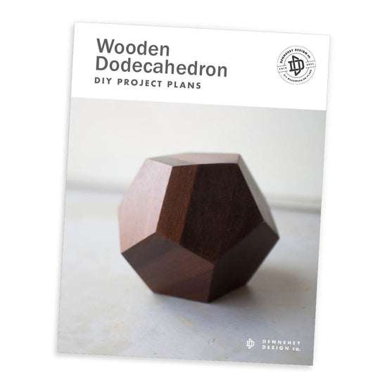 Load image into Gallery viewer, Wooden DIY Plans for Dodecahedron
