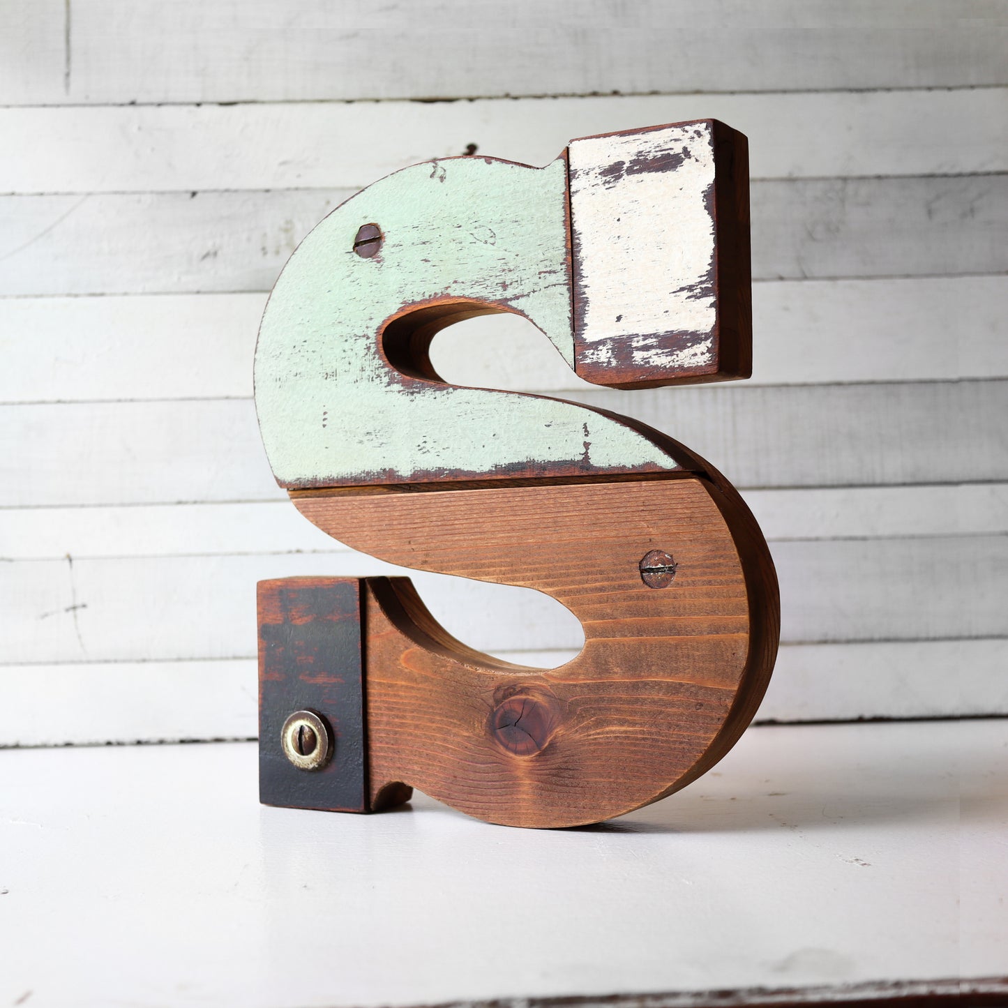 Reclaimed Wooden Letters