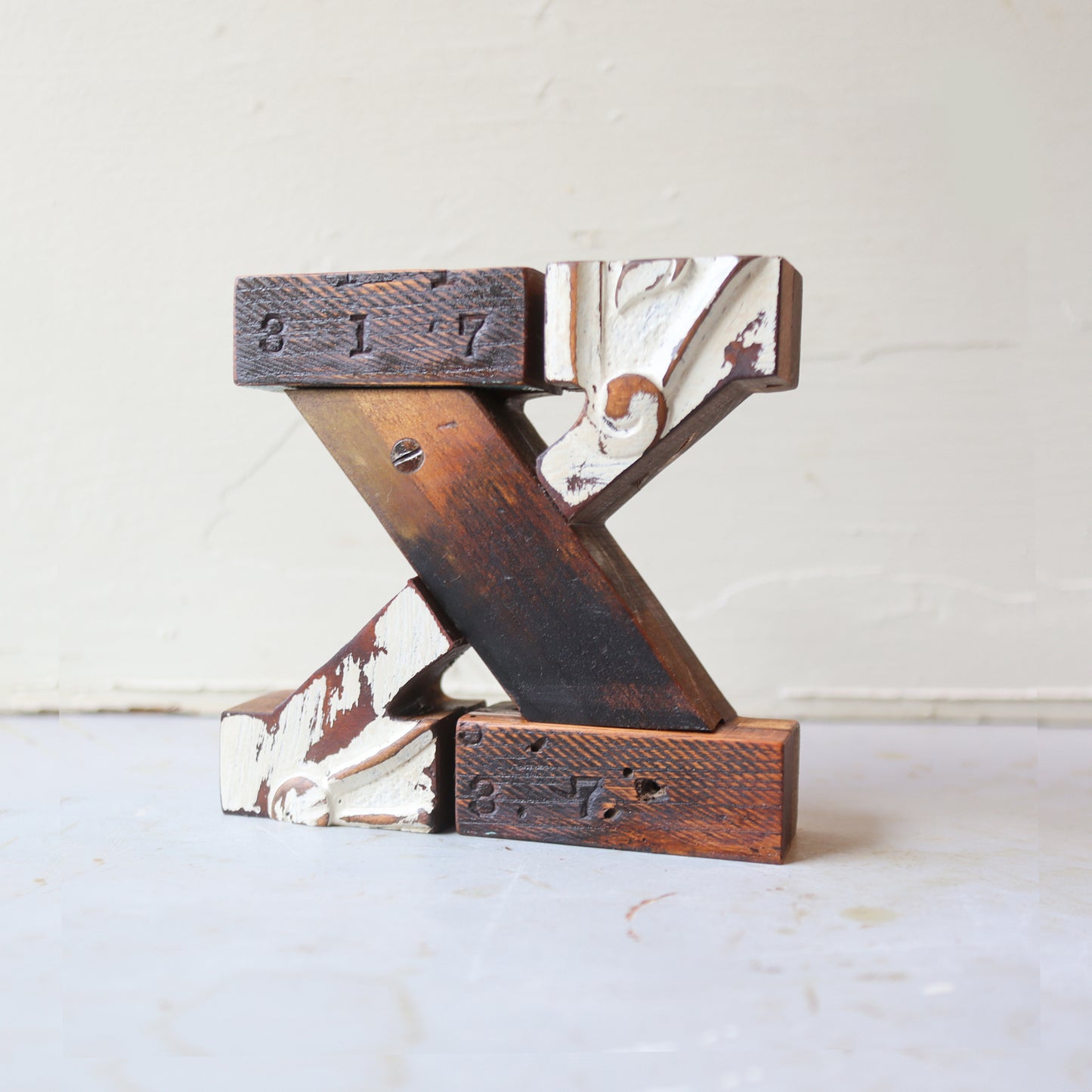 Load image into Gallery viewer, Reclaimed Wood Letter X
