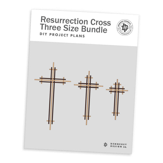 Load image into Gallery viewer, Resurrection Cross Bundle DIY Plans
