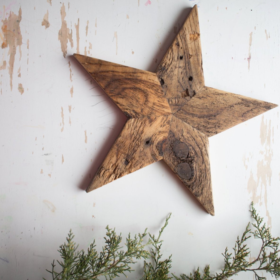 Load image into Gallery viewer, Reclaimed Wood Star
