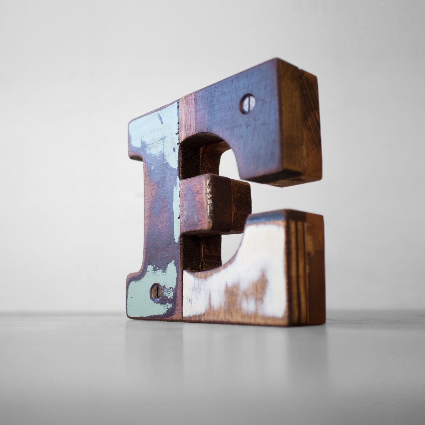 Load image into Gallery viewer, Wooden Letter E
